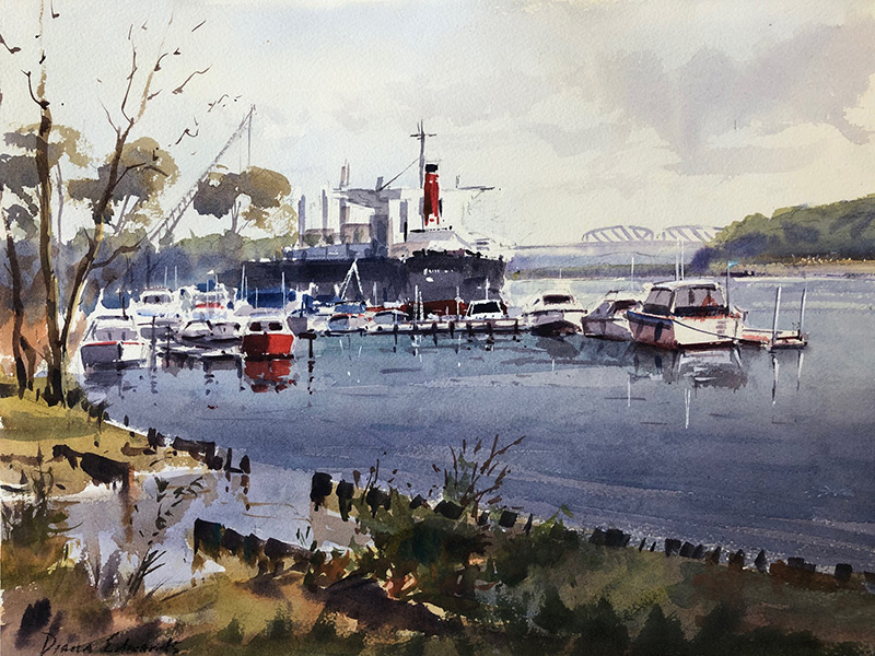 Coeymans Landing, HUdson River USA