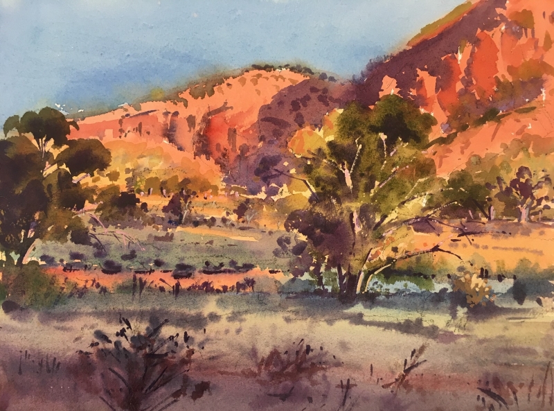 Sunset - Glen Helen Gorge