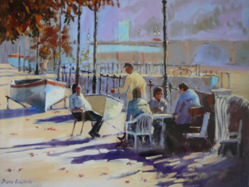 The Card Players - Amalfi Coast